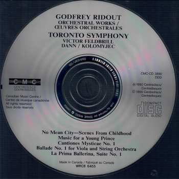 CD Toronto Symphony Orchestra: Orchestral Works = Œuvres Orchestrales