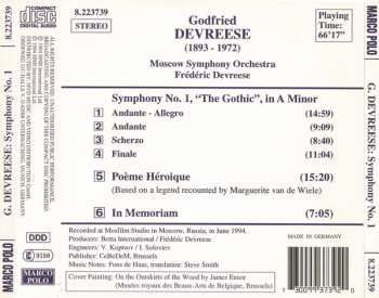 CD The Moscow Symphony Orchestra: Symphony No. 1 / Poème Héroique • In Memoriam