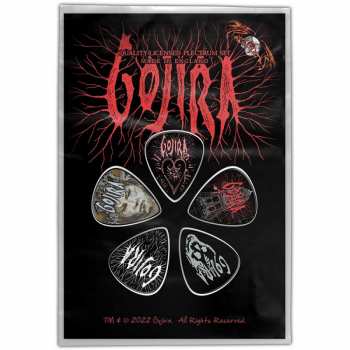 Merch Gojira: Gitár pengető készlet Fortitude