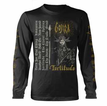 Merch Gojira: Hosszú ujjú póló Fortitude Tracklist (organic Ls)