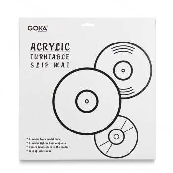 Audiotechnika Goka - Akrylový slipmat bílý