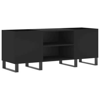 Audiotechnika Goka Skříňka s přihrádkami na LP desky a audiotechniku - železné nohy Černá (831685)