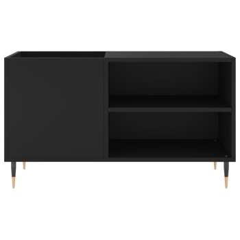 Audiotechnika Goka Skříňka s přihrádkou na LP desky a audiotechniku - pozlacené nohy Černá (831693)