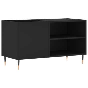 Audiotechnika Goka Skříňka s přihrádkou na LP desky a audiotechniku - pozlacené nohy Černá (831693)