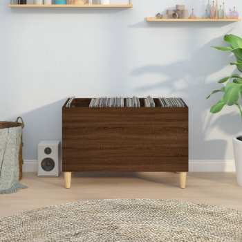 Audiotechnika Goka Úložná Skřínka na LP desky - Dřevěné nohy Hnědý dub (831964)