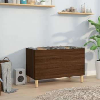 Audiotechnika Goka Úložná Skřínka na LP desky - Dřevěné nohy Hnědý dub (831964)