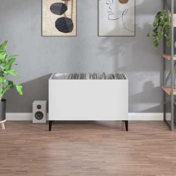 Audiotechnika Goka Úložná Skřínka na LP desky - kovové nohy Bílá (831965)