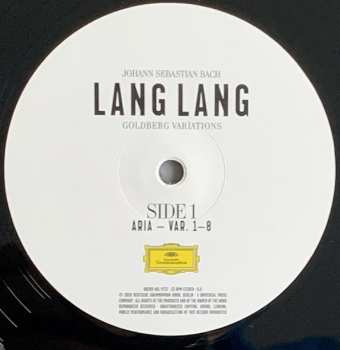 2LP Lang Lang: Goldberg Variations