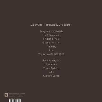 LP Goldmund: The Malady Of Elegance LTD