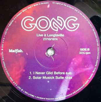 2LP Gong: Live À Longlaville 27/10/1974