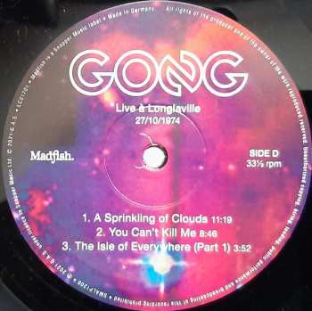 2LP Gong: Live À Longlaville 27/10/1974