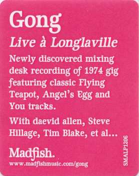 2LP Gong: Live À Longlaville 27/10/1974