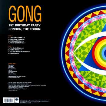 LP Gong: 25th Birthday Party, London, The Forum CLR