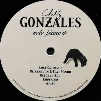 2LP Gonzales: Solo Piano III
