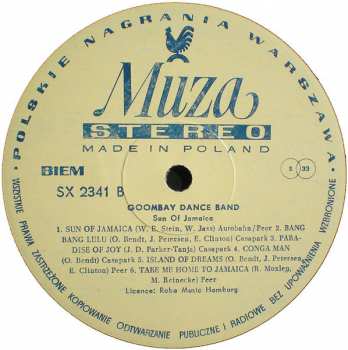 LP Goombay Dance Band: Sun Of Jamaica