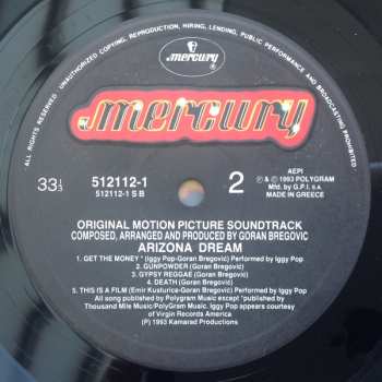 LP Goran Bregović: Arizona Dream (Original Motion Picture Soundtrack)