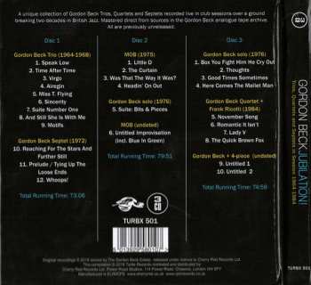 3CD/Dobozkészlet Gordon Beck: Jubilation!