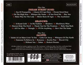 2CD Gordon Lightfoot: Dream Street Rose / Shadows / Salute