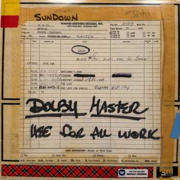 LP Gordon Lightfoot: Sundown