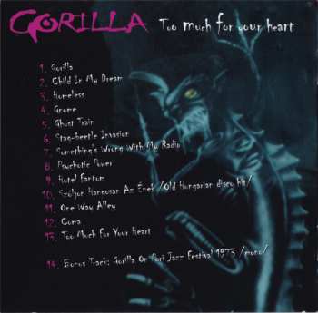 CD Gorilla: Too Much For Your Heart