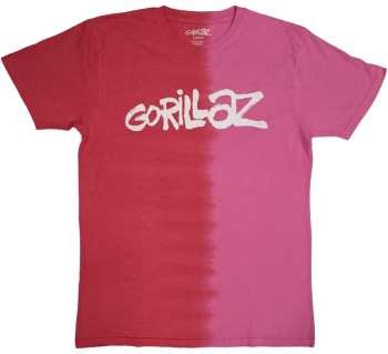Merch Gorillaz: Póló Two-tone Brush Logo Gorillaz