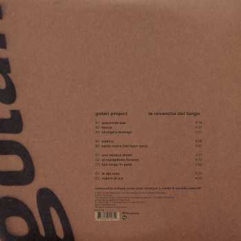 2LP Gotan Project: La Revancha Del Tango