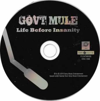 2CD Gov't Mule: Life Before Insanity/Dose