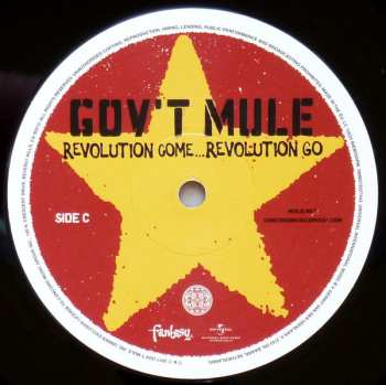 2LP Gov't Mule: Revolution Come...Revolution Go