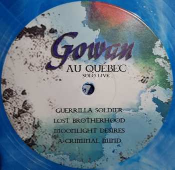 LP Gowan: Gowan Au Québec Solo Live CLR | LTD