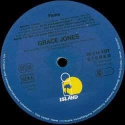 LP Grace Jones: Fame