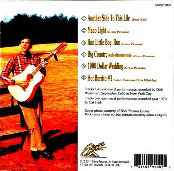 2CD/Dobozkészlet Gram Parsons: The Early Years Vol.1&2