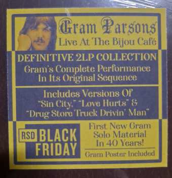 2LP Gram Parsons & The Fallen Angels: The Last Roundup (Live From The Bijou Café In Philadelphia, 3/16/73) LTD