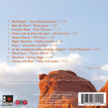 CD Grand Valley State University New Music Ensemble: Dawn Chorus: Music Inspired By Our Own National Parks
