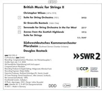 CD Südwestdeutsches Kammerorchester: British Music For Strings II