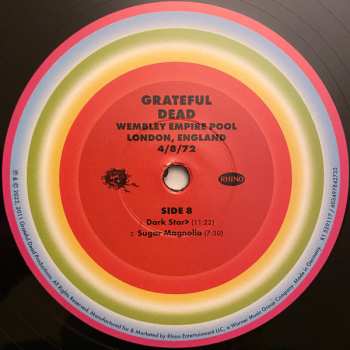 5LP/Dobozkészlet The Grateful Dead: Wembley Empire Pool, London, England 4/8/72 LTD