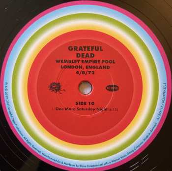 5LP/Dobozkészlet The Grateful Dead: Wembley Empire Pool, London, England 4/8/72 LTD