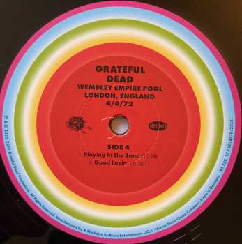 5LP/Dobozkészlet The Grateful Dead: Wembley Empire Pool, London, England 4/8/72 LTD