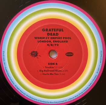 5LP/Dobozkészlet The Grateful Dead: Wembley Empire Pool, London, England 4/8/72 LTD