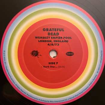 5LP/Dobozkészlet The Grateful Dead: Wembley Empire Pool, London, England 4/8/72 LTD
