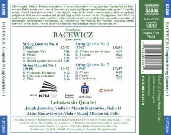CD Grażyna Bacewicz: Complete String Quartets • 1