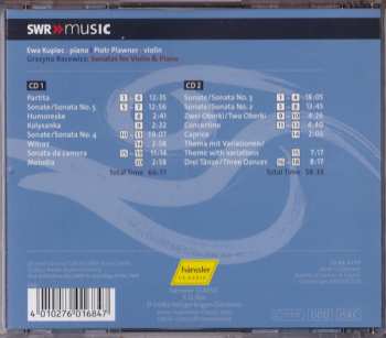 2CD Grażyna Bacewicz: Complete Works For Violin & Piano (World Premiere)