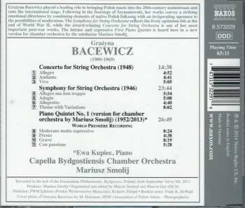 CD Grażyna Bacewicz: Symphony For String Orchestra