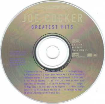 CD Joe Cocker: Greatest Hits