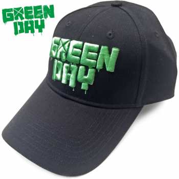 Merch Green Day: Baseball sapka Dripping Logo Green Day