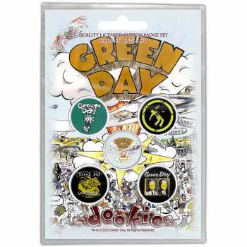 Merch Green Day: Kitűző készlet Dookie