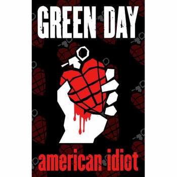 Merch Green Day: Textil poszter American Idiot