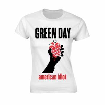 Merch Green Day: Tričko Dámské American Idiot Heart (white) M