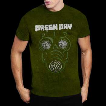 Merch Green Day: Póló Gas Mask 