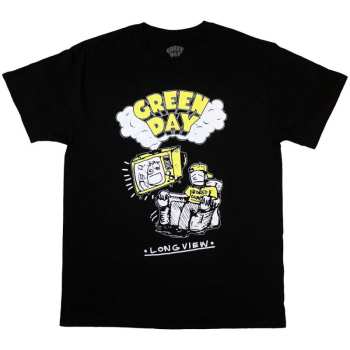 Merch Green Day: Green Day Unisex T-shirt: Longview Doodle (small) S