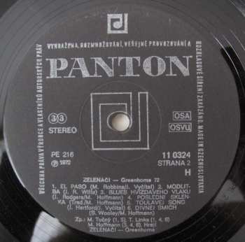 LP Greenhorns: Greenhorns '72